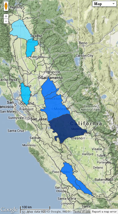 Example hotspot Map
