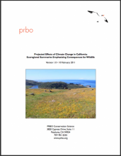 Projected Effects of Climate Change in California: Ecoregional Summaries Emphasizing Consequences for Wildlife